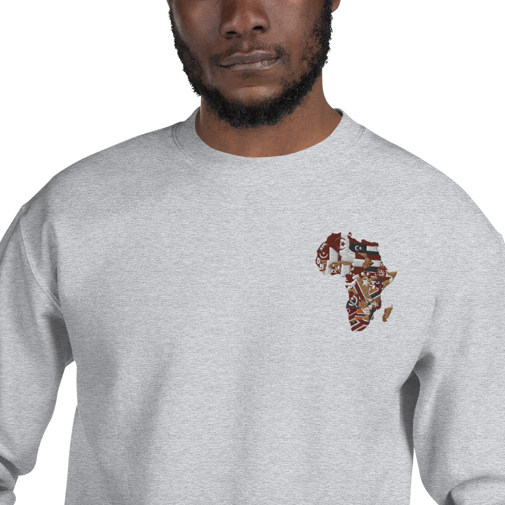 Africa Continent Of Many Flags Unisex Sweatshirt - HipHatter