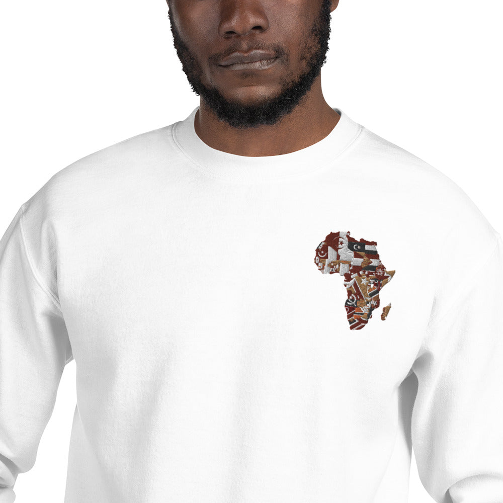 Africa Continent Of Many Flags Unisex Sweatshirt - HipHatter