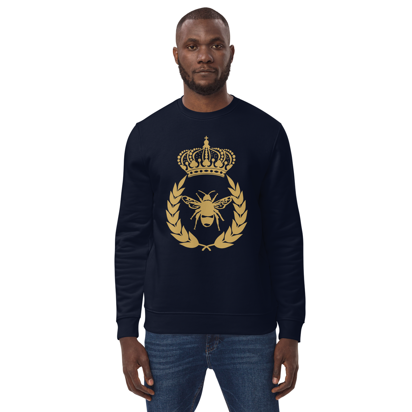 Never Bee Royal Unisex Eco Sweatshirt - HipHatter