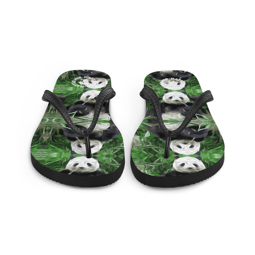 Panda Life Green Flip-Flops - HipHatter