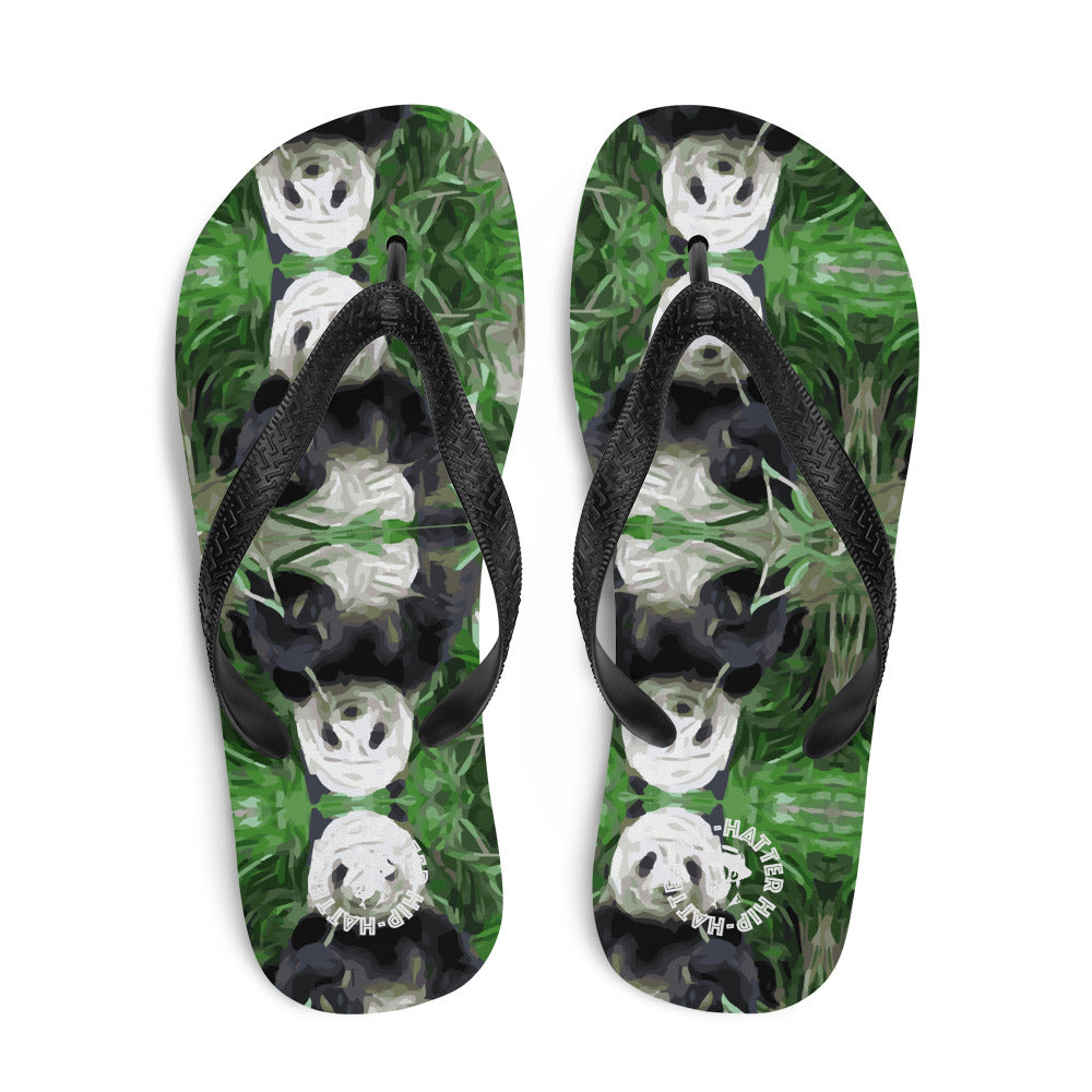 Panda Life Green Flip-Flops - HipHatter