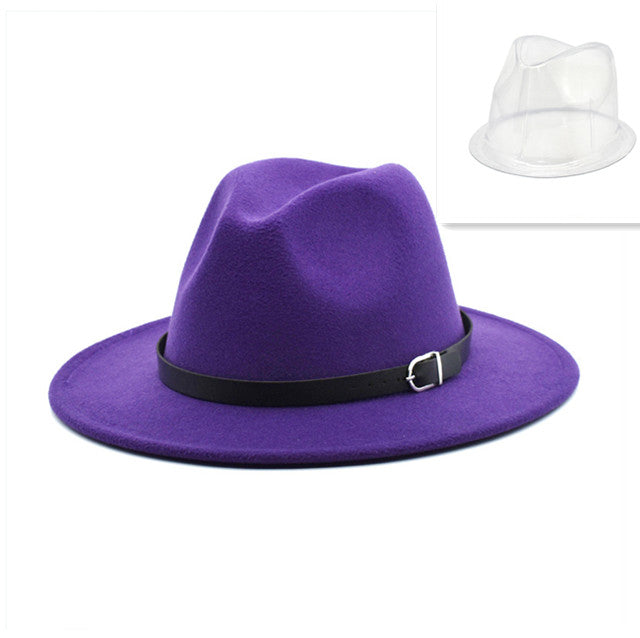 Bright Wide Brim Fedora Hat - HipHatter