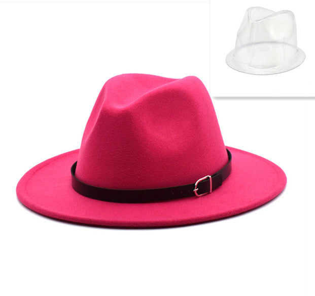 Bright Wide Brim Fedora Hat - HipHatter