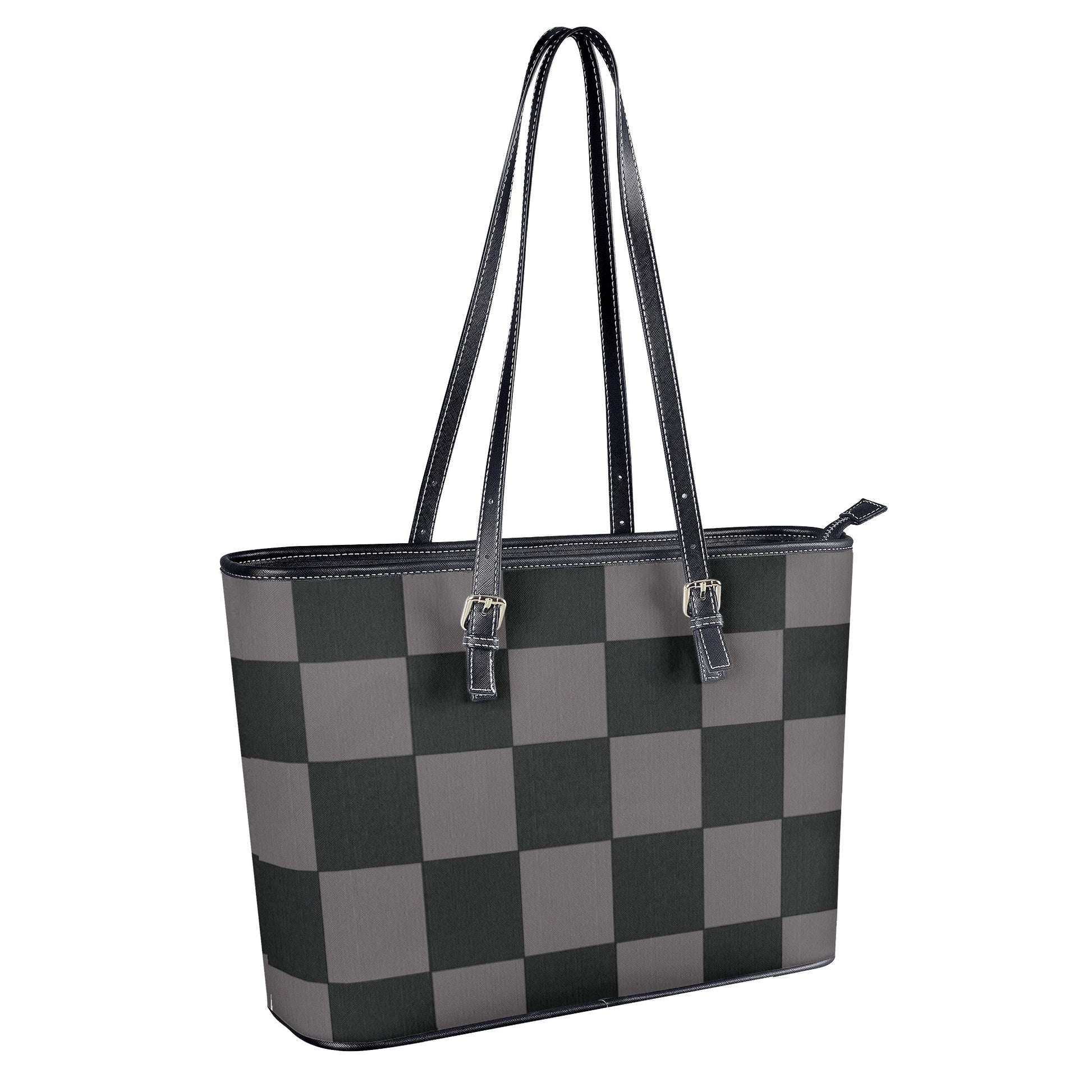 Classic Plaid Design Hand Held Business Luggage Travel Bag Tote Bag