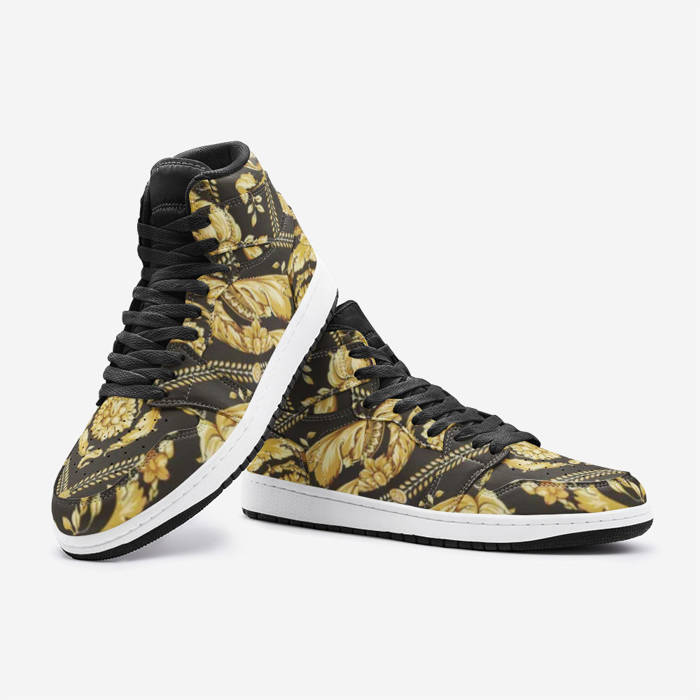 Sace Baroque Print High Top Basketball Shoes - HipHatter