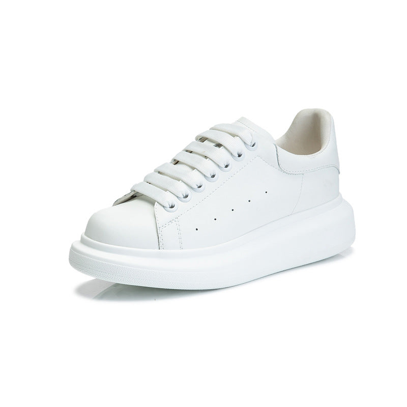Womens Classic White Runner Trainers - HipHatter