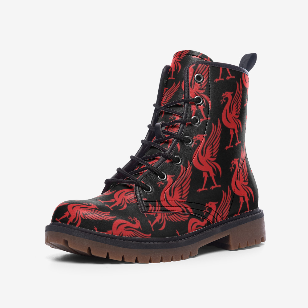 Liver Bird Liverpool Combat Boots - HipHatter