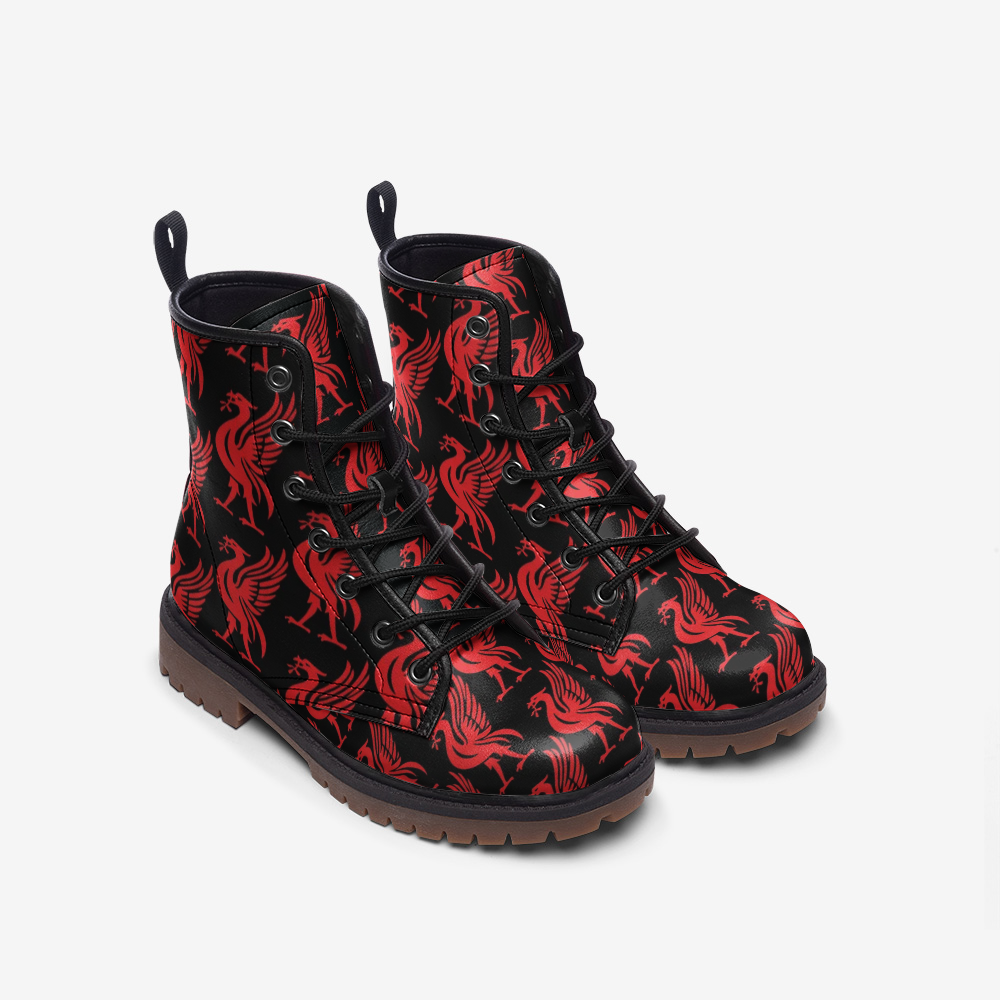 Liver Bird Liverpool Combat Boots - HipHatter