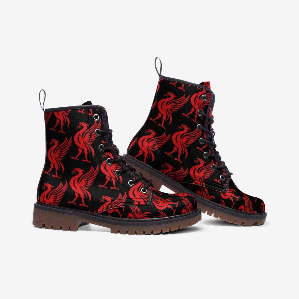 Liver Bird Liverpool Combat Boots - HipHatter