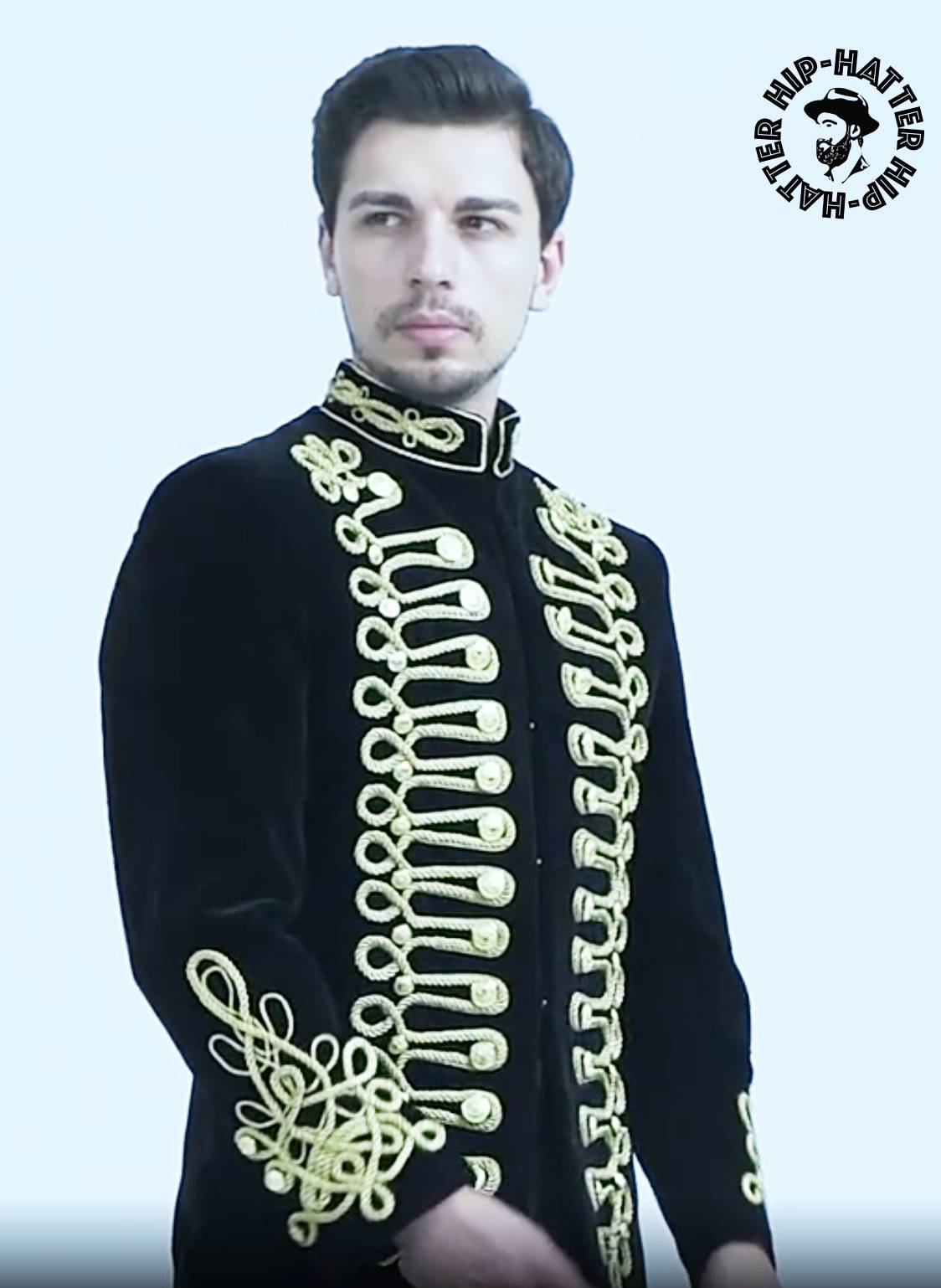 The Admiral Gold Lace Military Jacket - HipHatter