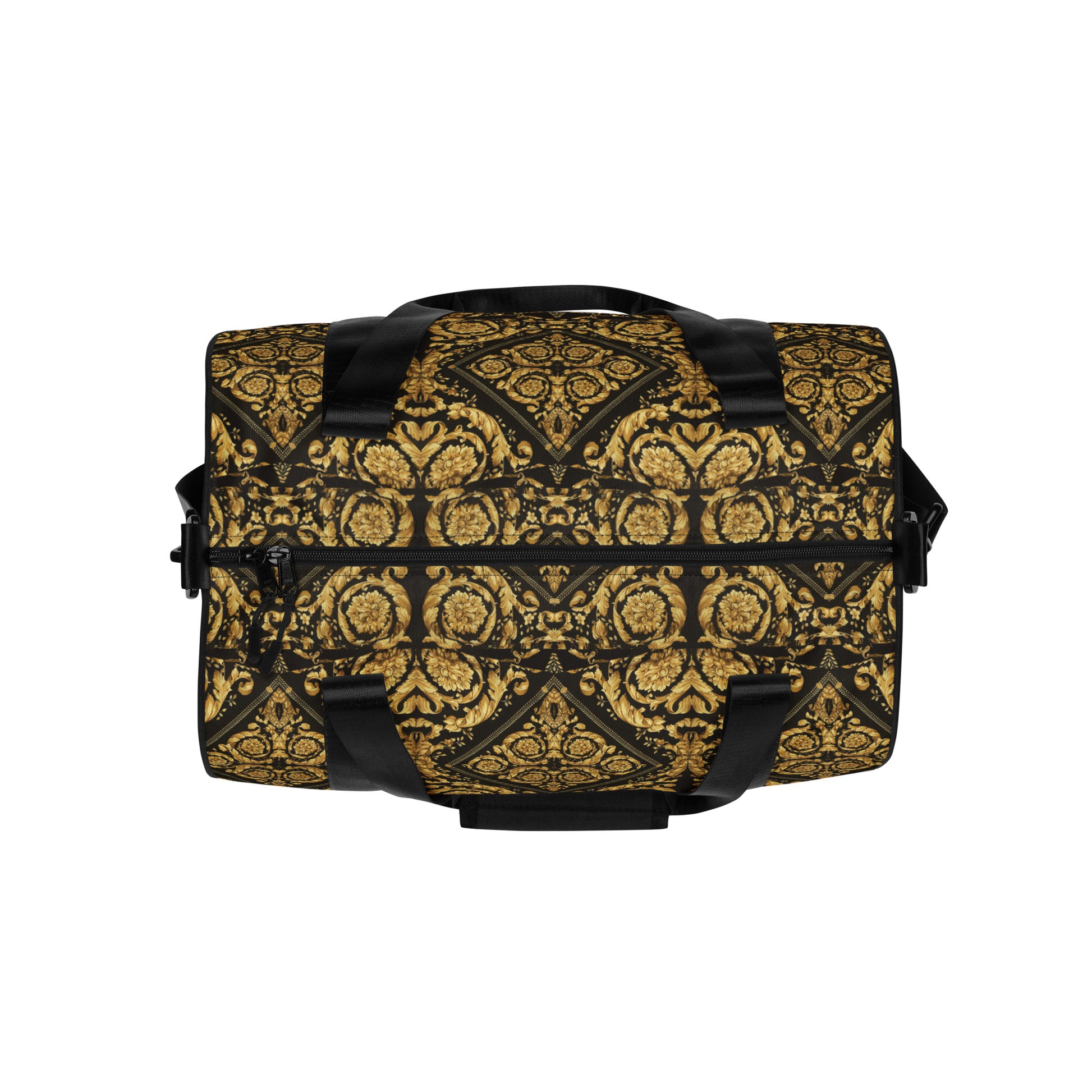 Baroque Gold Scarf Print Gym Bag - HipHatter