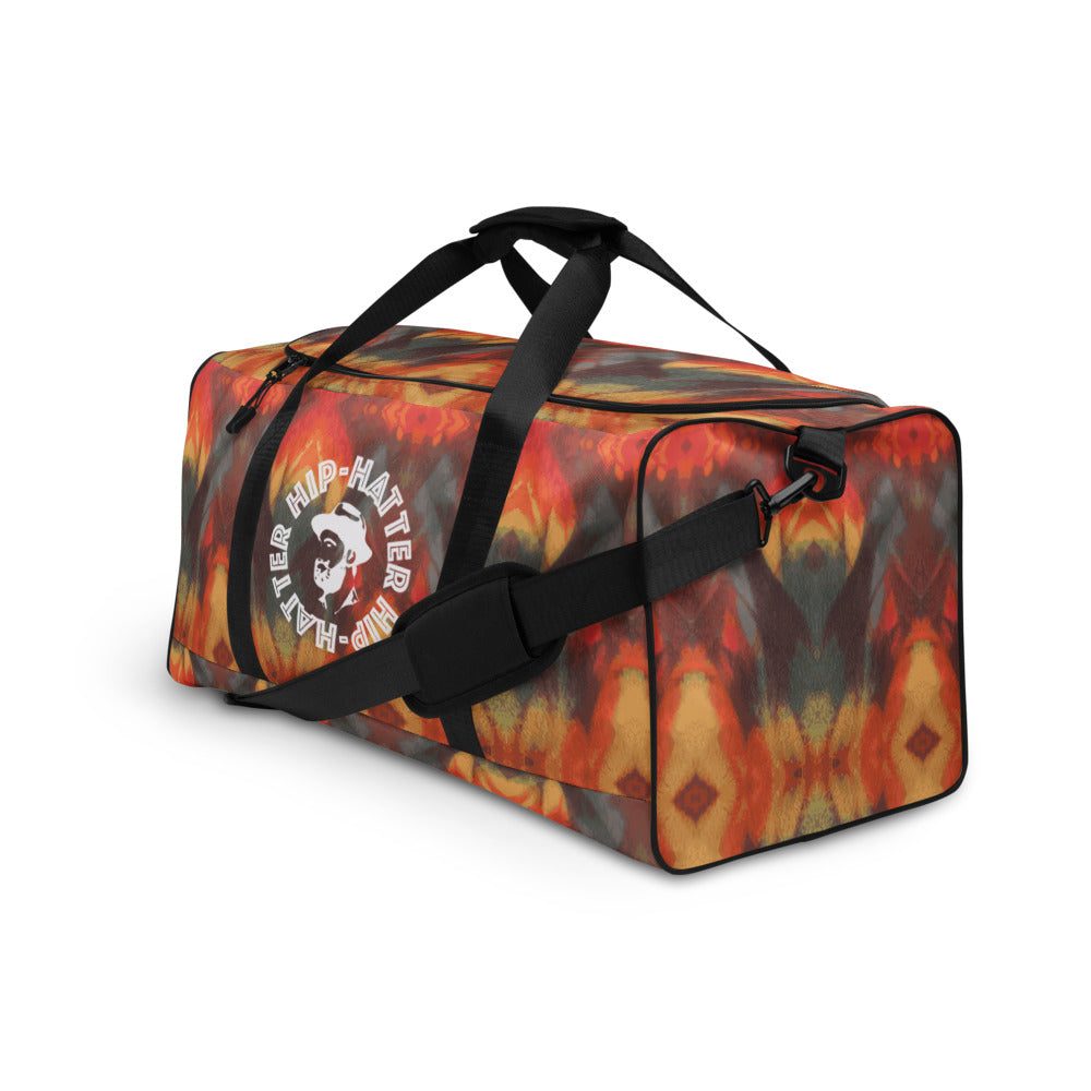 Rainbow Mountain Fleece Print Duffle Bag - HipHatter