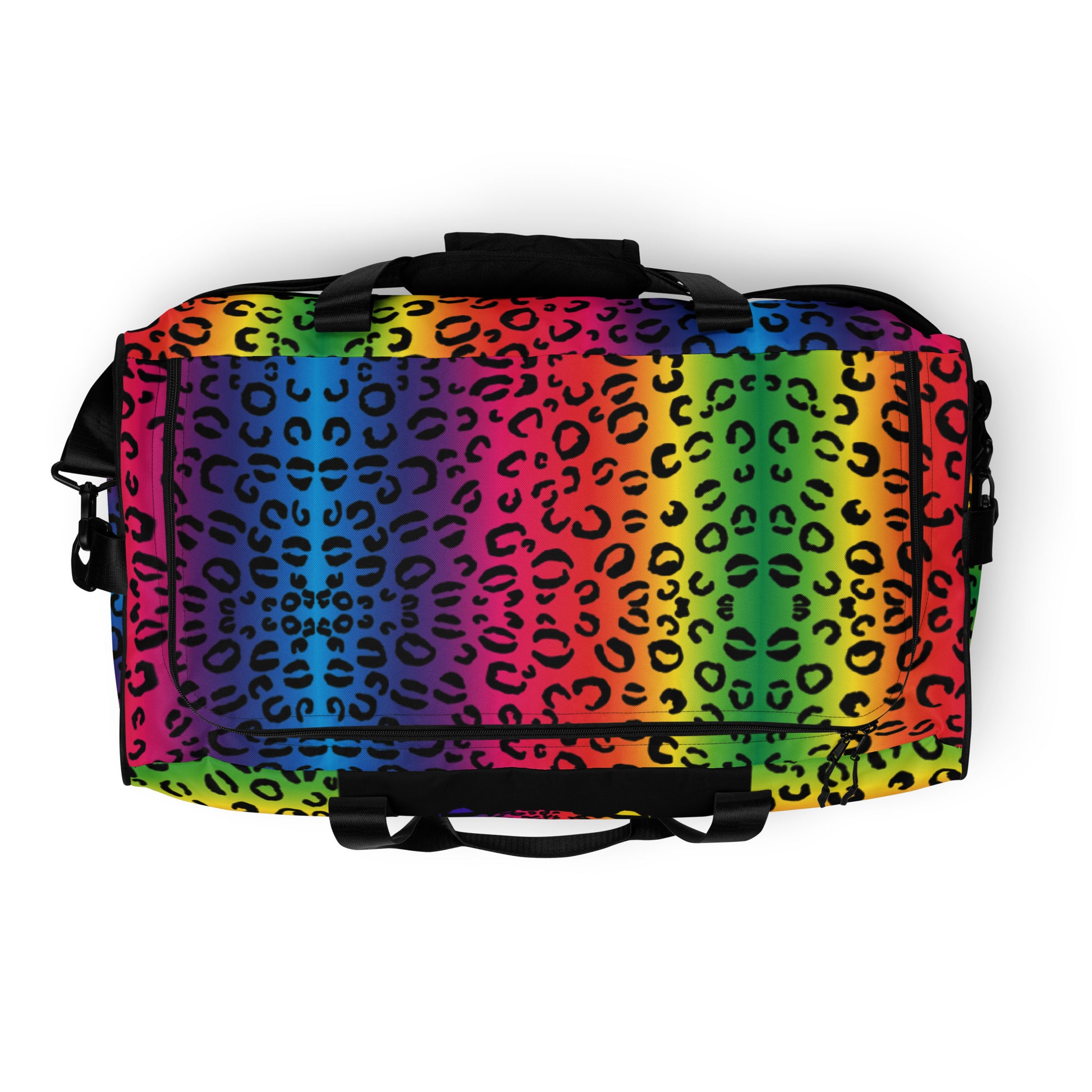 Rainbow Leopard Minimalist Duffle Bag - HipHatter