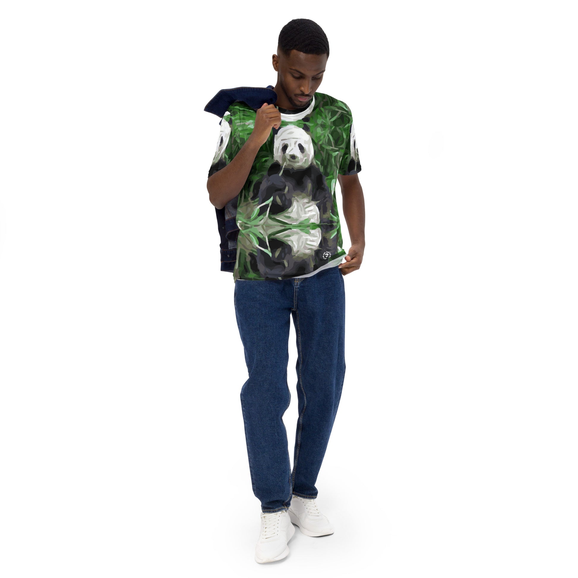 Panda Life Bamboo Green Tshirt - HipHatter