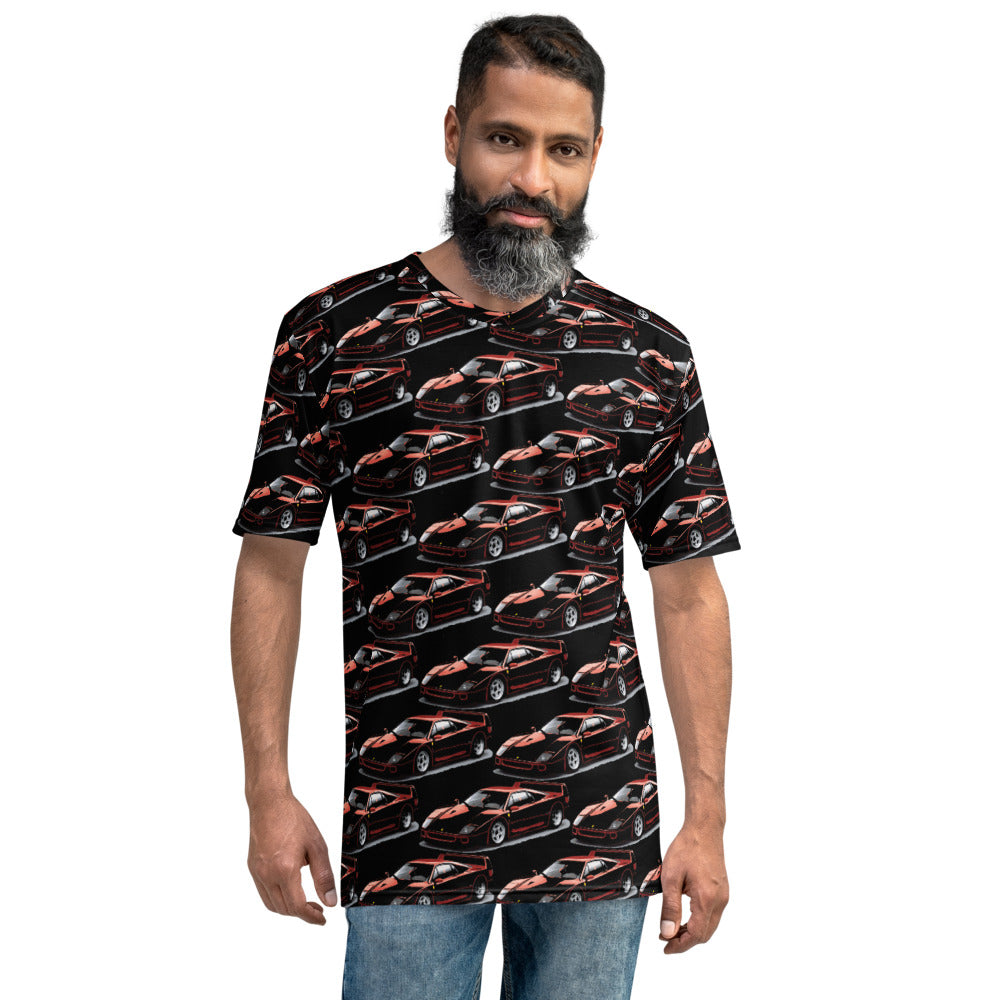 Rari Race Car All Over Print Men's T-shirt - HipHatter