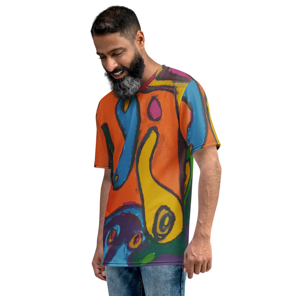 Paint Funky Splash All Over Print T Shirt - HipHatter