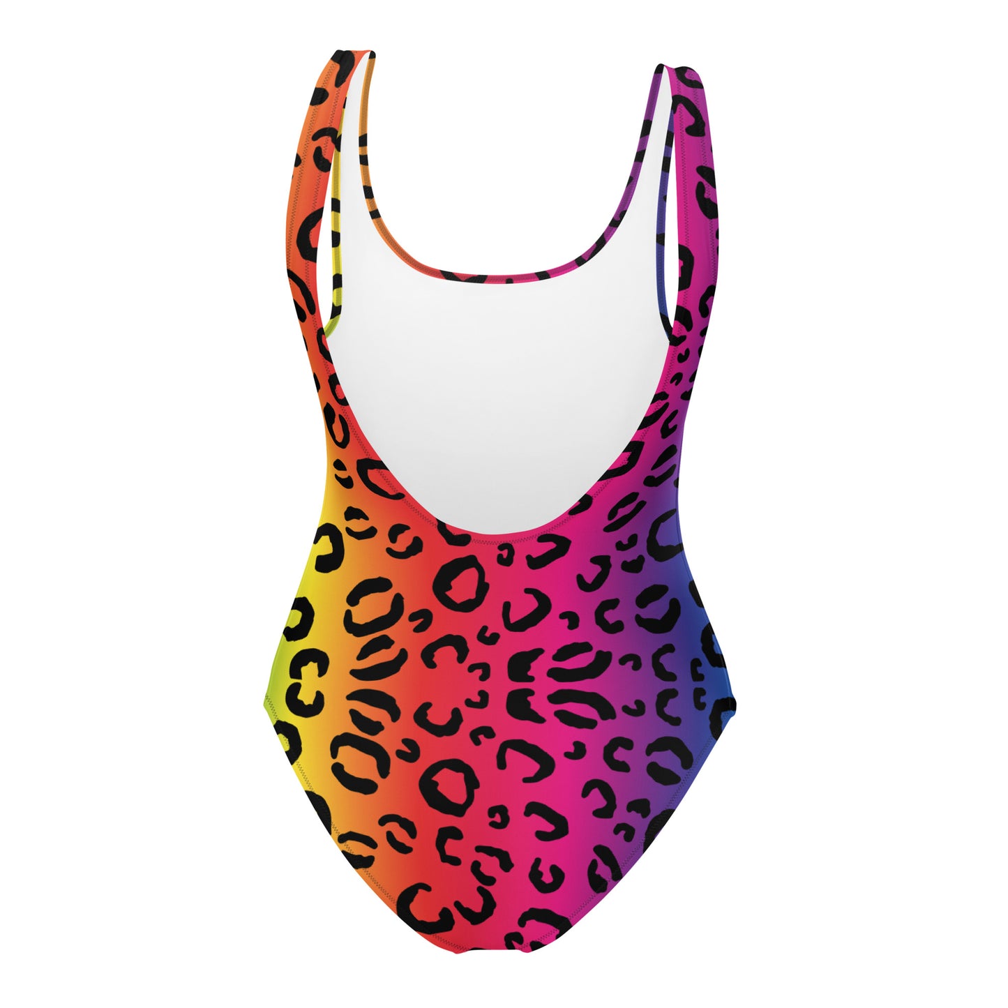 Rainbow Leopard Print One-Piece Swimsuit - HipHatter