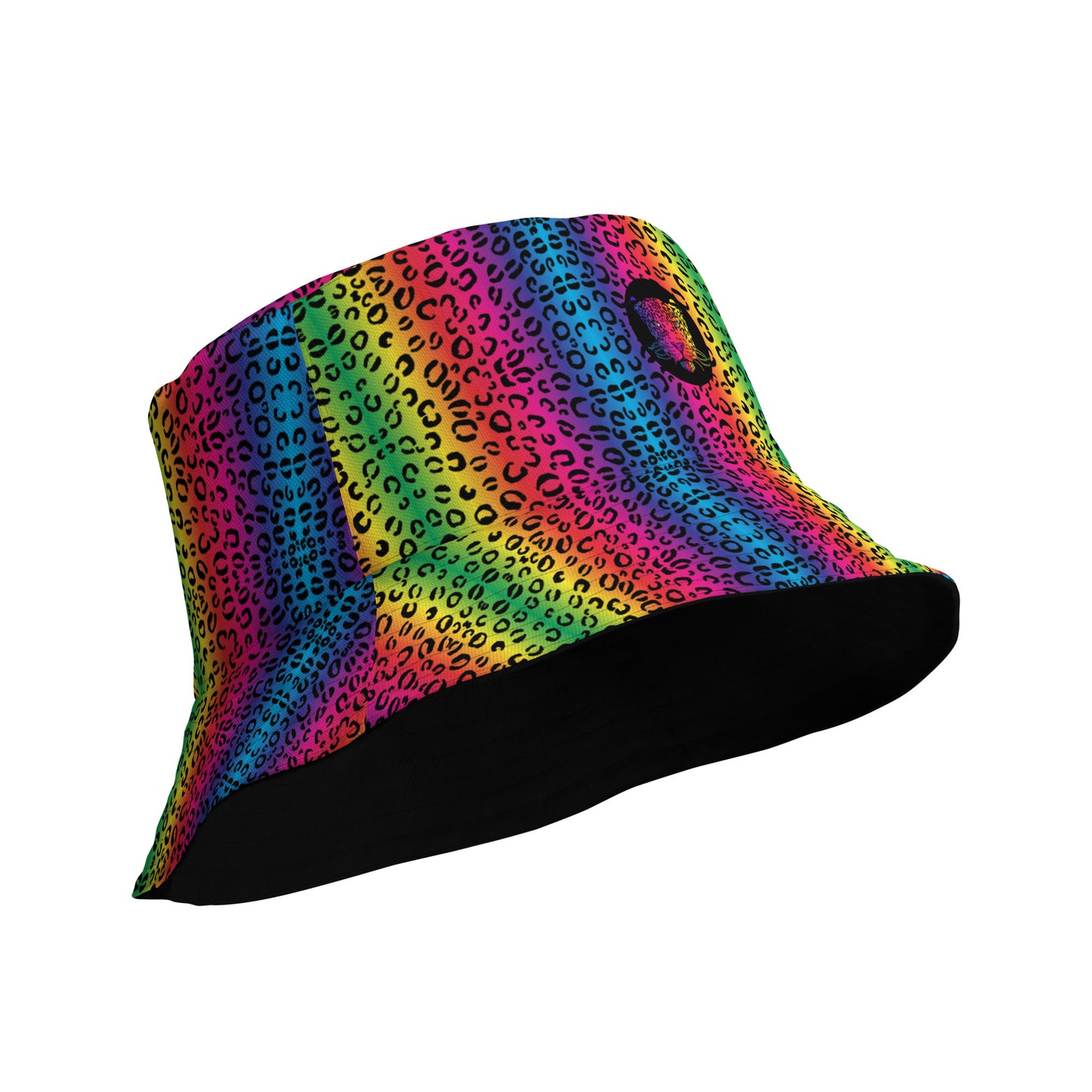 Rainbow Leopard Reversible bucket hat - HipHatter