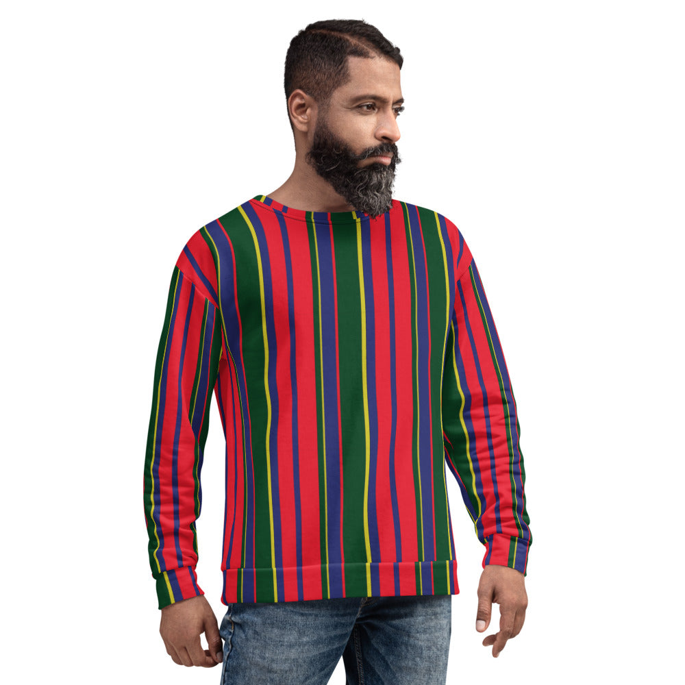 Multi Coloured Striped Carib Sweatshirt - HipHatter
