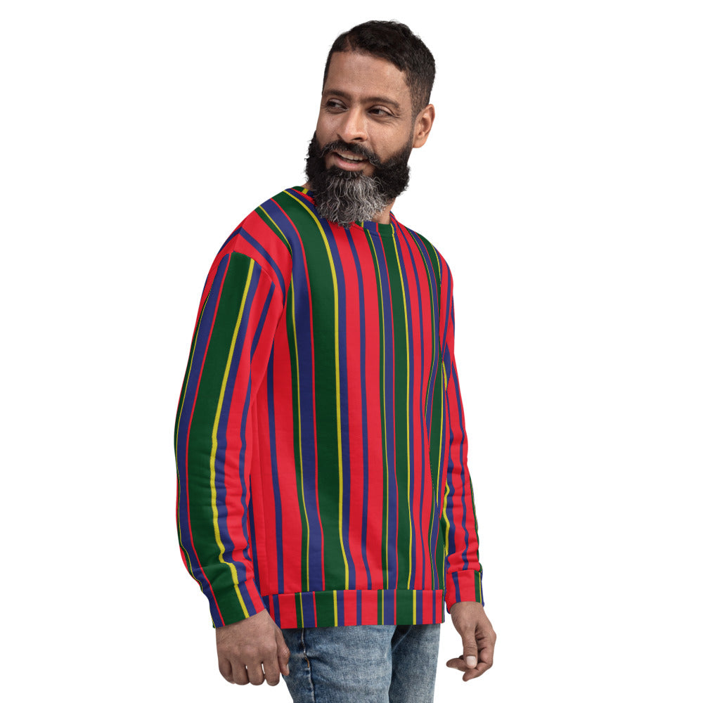 Multi Coloured Striped Carib Sweatshirt - HipHatter