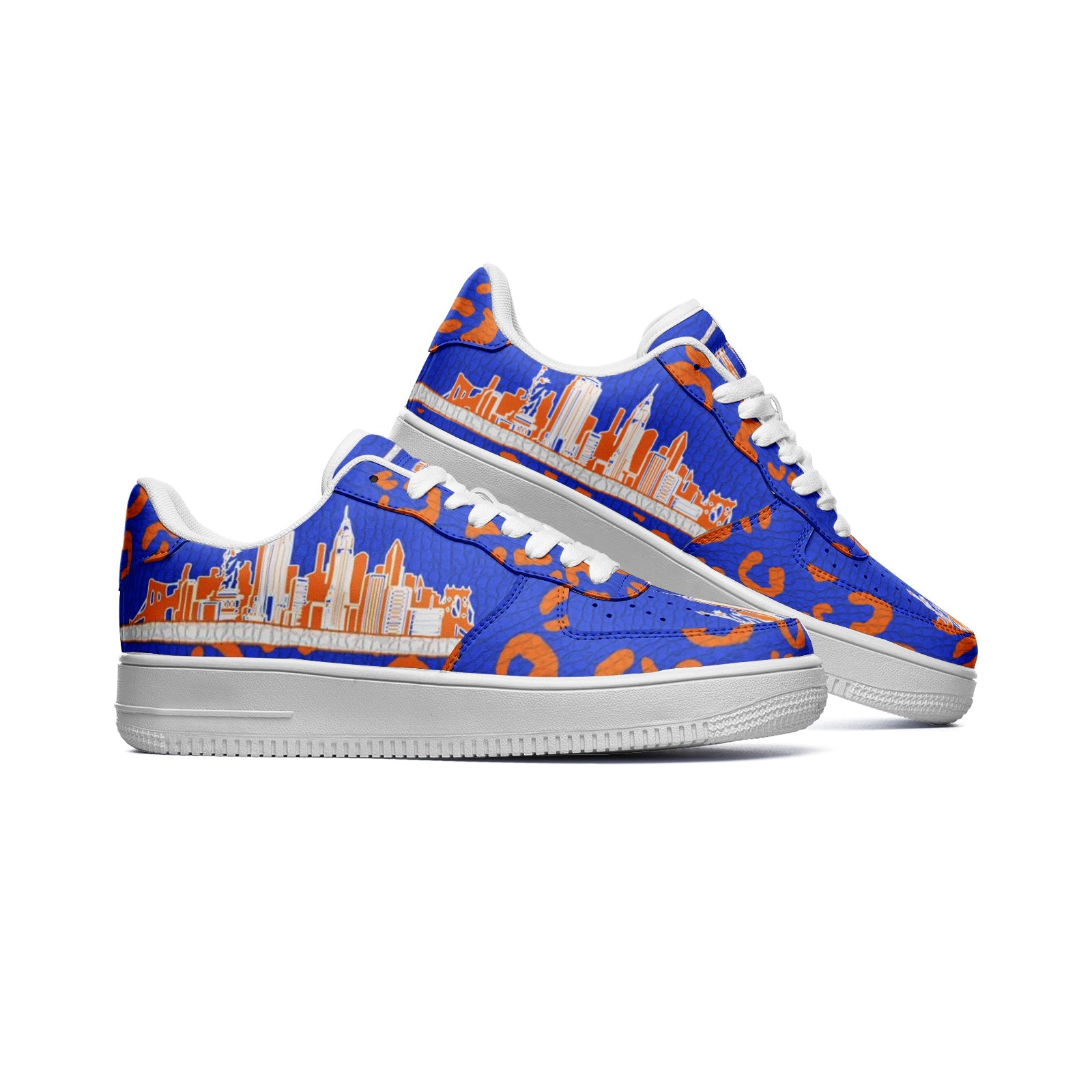 New York Knicks Colour Way Low Top Force Leather Sneakers | HipHatter