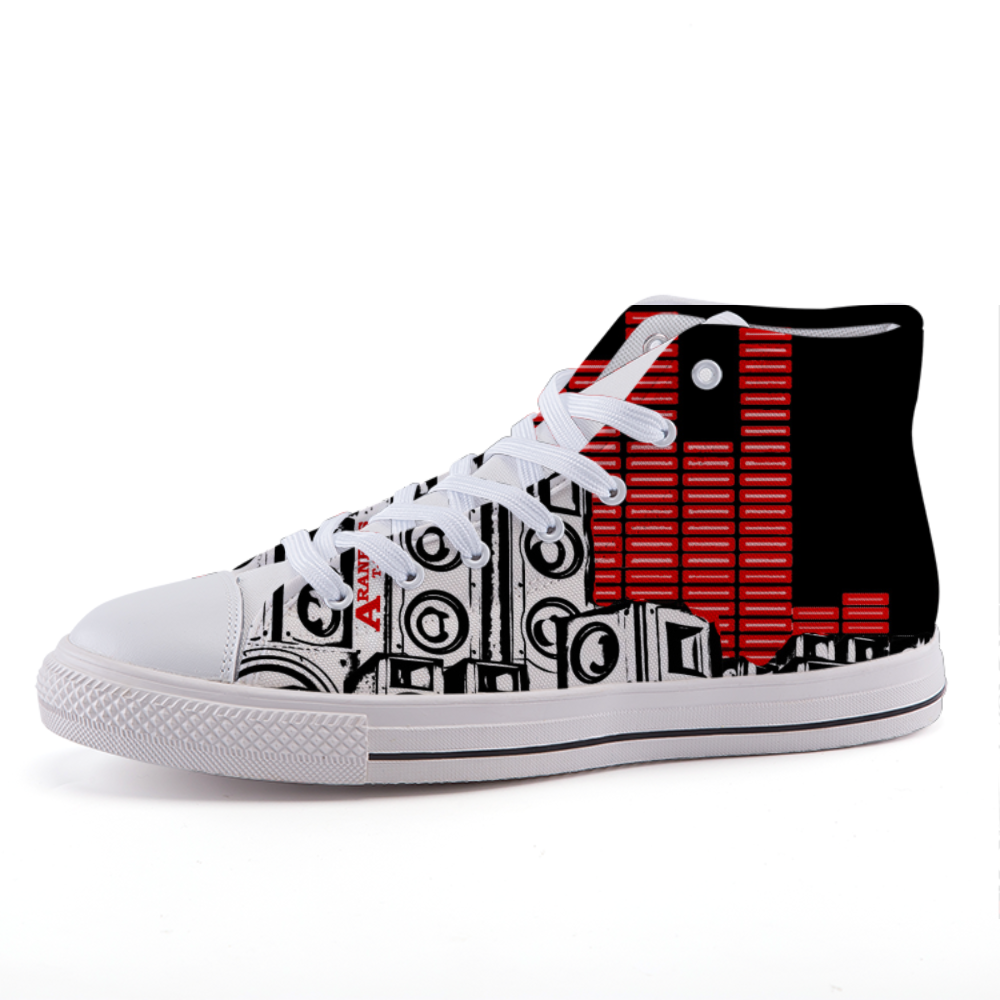 Bass In The City: High Top Sneakers by Araneus A.D.W. - HipHatter