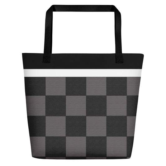 Checkered Tote Shopping Bag - HipHatter