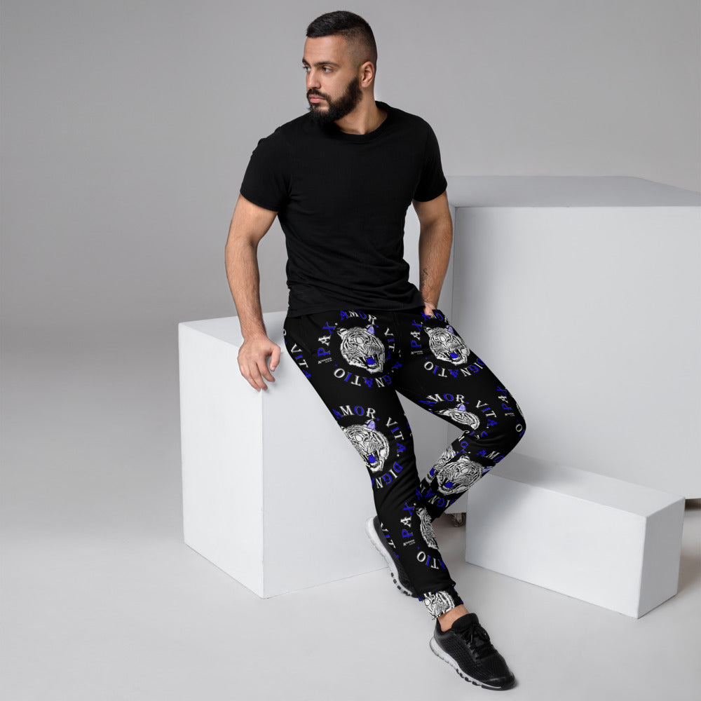 Real Tiger Motto Joggers Blue - HipHatter