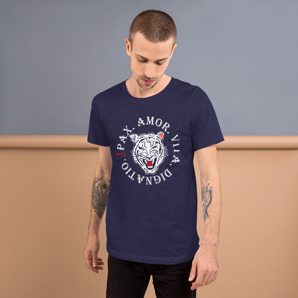 Tiger Motto T-Shirt - Designed By Araneus A.D.W. - HipHatter