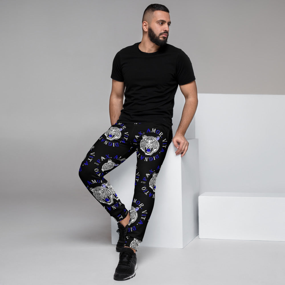 Real Tiger Motto Joggers Blue - HipHatter