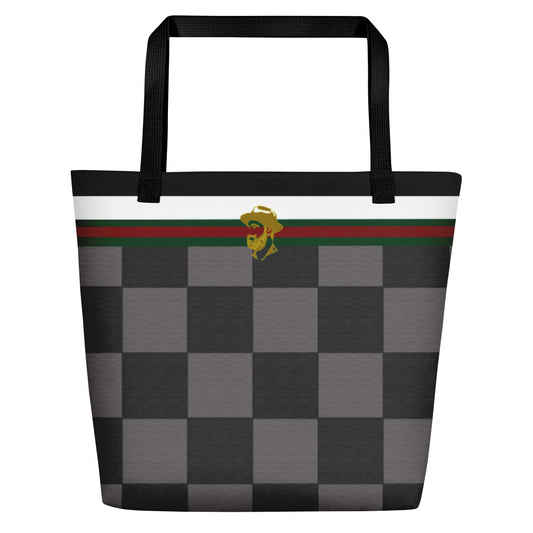 Checkered Tote Shopping Bag - HipHatter