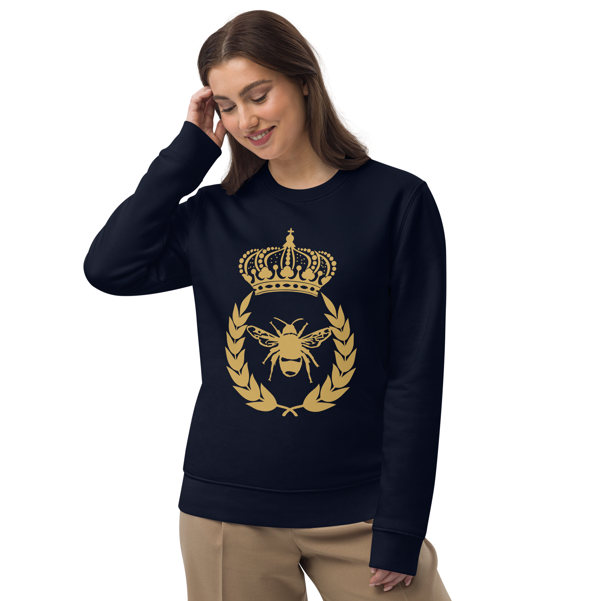 Never Bee Royal Unisex Eco Sweatshirt - HipHatter